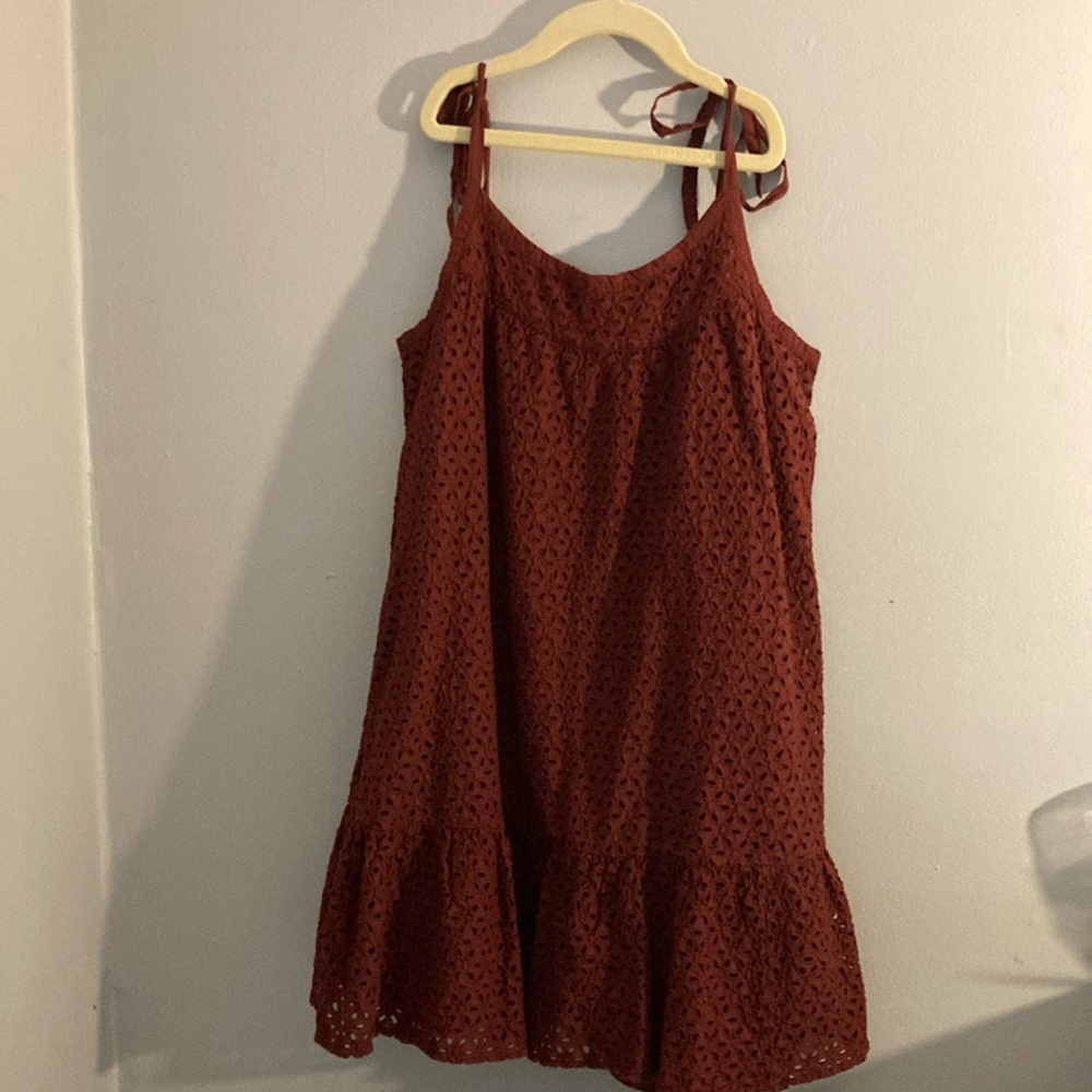 GAP maroon Mini Sundress